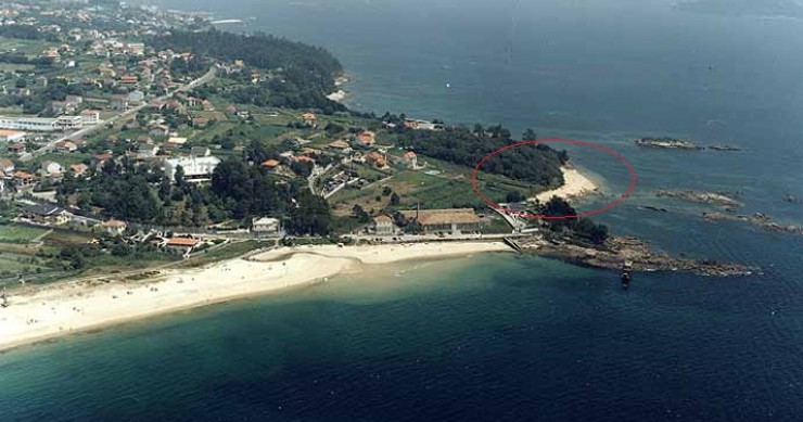 Playa Os Alemáns, Cangas, Pontevedra / Fuente: mapama.gob.es