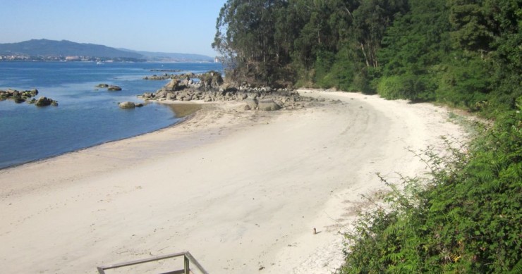 Playa Niño do Corvo, Moaña, Pontevedra / Fuente: mapama.gob.es