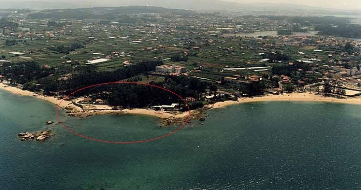 Playa Campamento, Vilanova de Arousa, Pontevedra / Fuente: mapama.gob.es