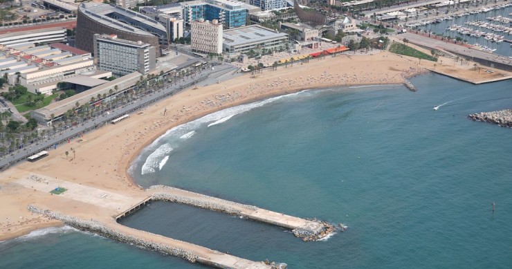 Playa Somorrostro, Barcelona / Fuente: mapama.gob.es