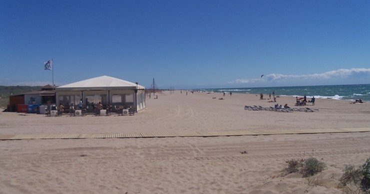 Playa Platja de la Pineda, Viladecans, Barcelona / Fuente: mapama.gob.es