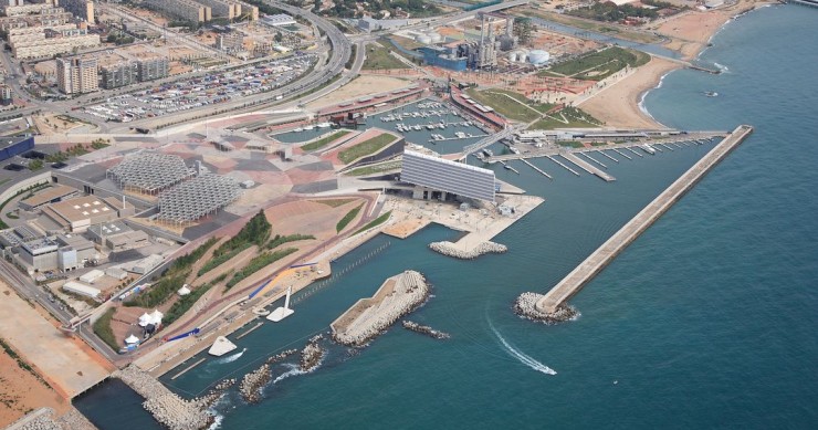 Playa Zona banys Fòrum, Barcelona / Fuente: mapama.gob.es