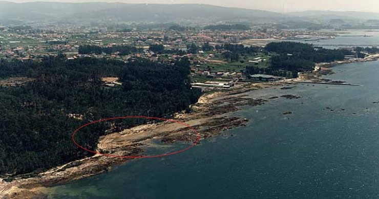 Playa Porqueira, Vilanova de Arousa, Pontevedra / Fuente: mapama.gob.es