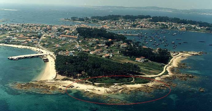 Playa A Cruz, A Illa de Arousa, Pontevedra / Fuente: mapama.gob.es