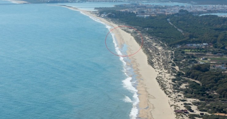 Playa Casita Azul, Isla Cristina, Huelva / Fuente: mapama.gob.es