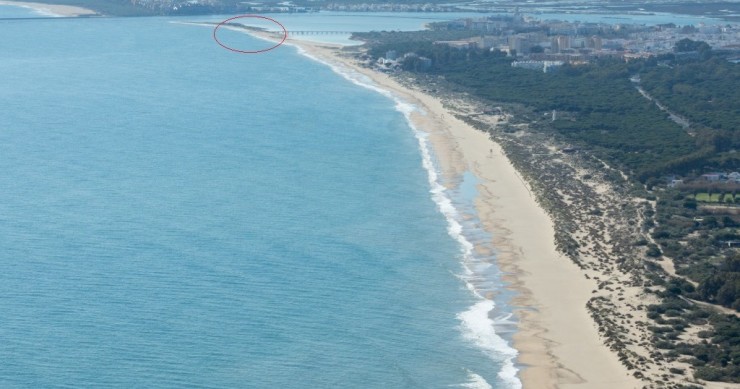 Playa Gaviota, Isla Cristina, Huelva / Fuente: mapama.gob.es