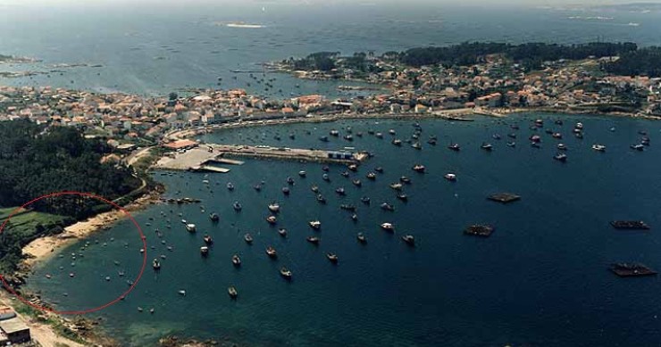 Playa Chumbadeiro, A Illa de Arousa, Pontevedra / Fuente: mapama.gob.es