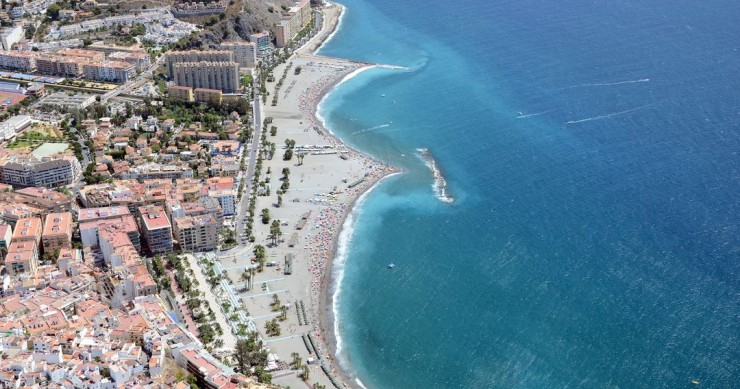 Playa Puerta del Mar, Almuñécar, Granada / Fuente: mapama.gob.es