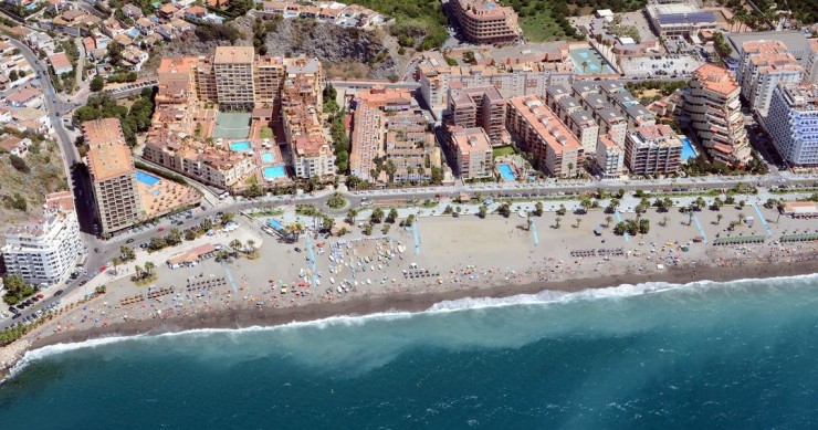 Playa San Cristóbal, Almuñécar, Granada / Fuente: mapama.gob.es
