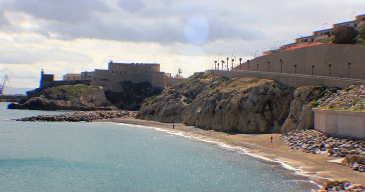 Playa Alcazaba, Melilla / Fuente: mapama.gob.es