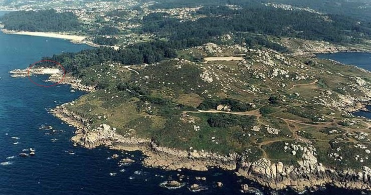 Playa Pedrón, Bueu, Pontevedra / Fuente: mapama.gob.es