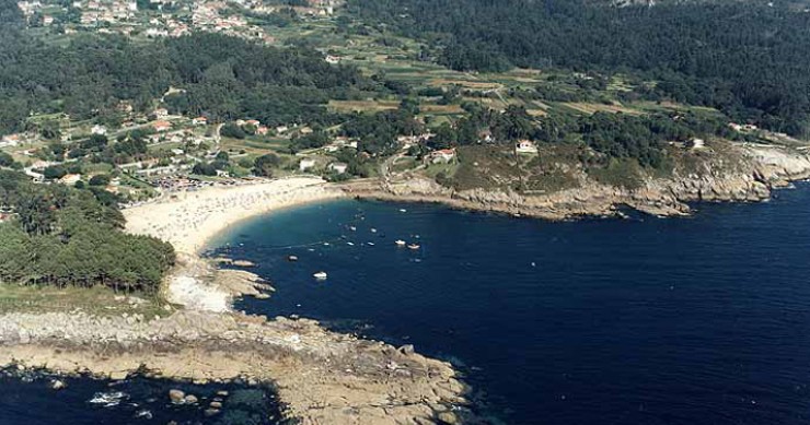 Playa Area de Bon, Bueu, Pontevedra / Fuente: mapama.gob.es