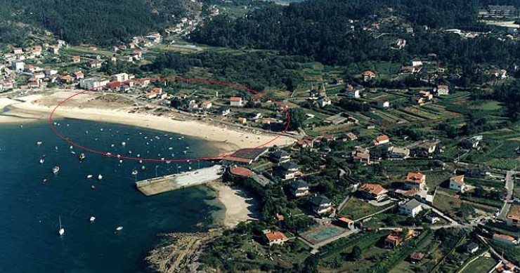 Playa Vilariño, Cangas, Pontevedra / Fuente: mapama.gob.es
