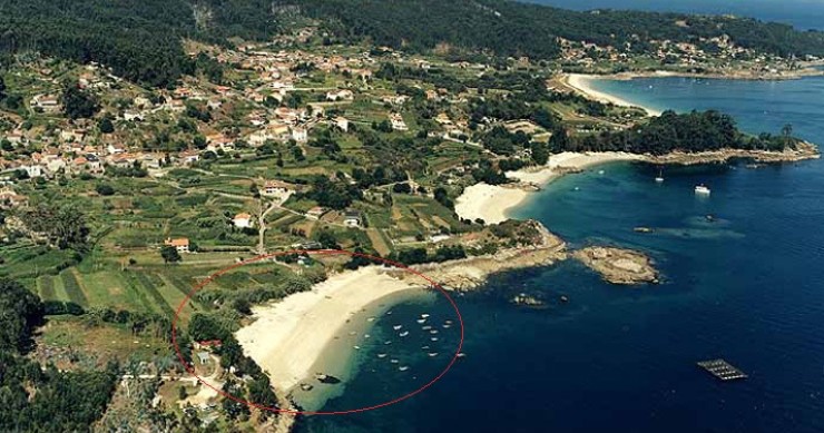 Playa Pinténs, Cangas, Pontevedra / Fuente: mapama.gob.es