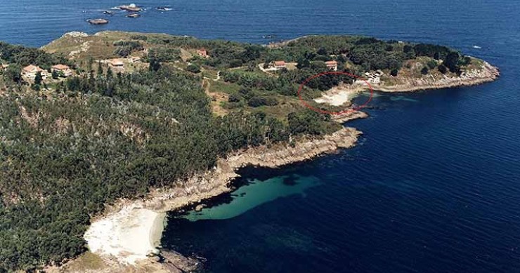 Playa O Portal, Cangas, Pontevedra / Fuente: mapama.gob.es