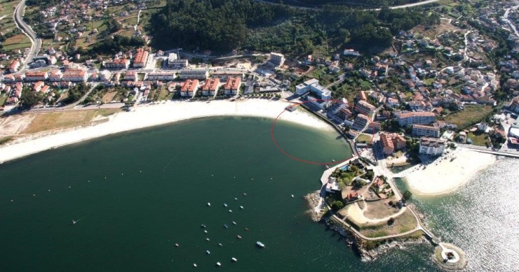 Playa O Burgo, Baiona, Pontevedra / Fuente: mapama.gob.es