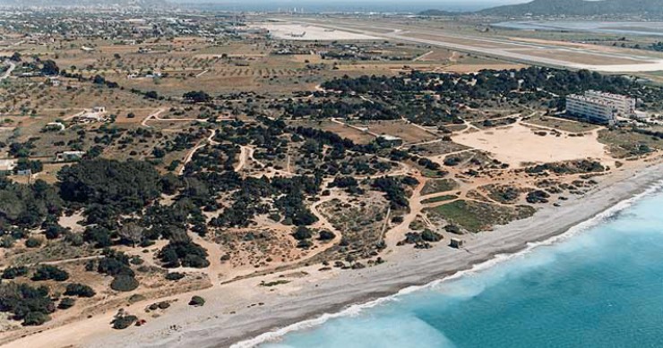 Playa Es Codolá, Sant Josep de sa Talaia, Ibiza / Fuente: mapama.gob.es