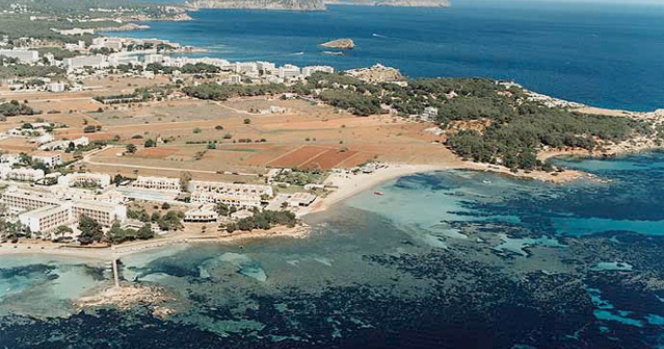 Playa Cala Gat, Santa Eulalia del Río, Ibiza / Fuente: mapama.gob.es