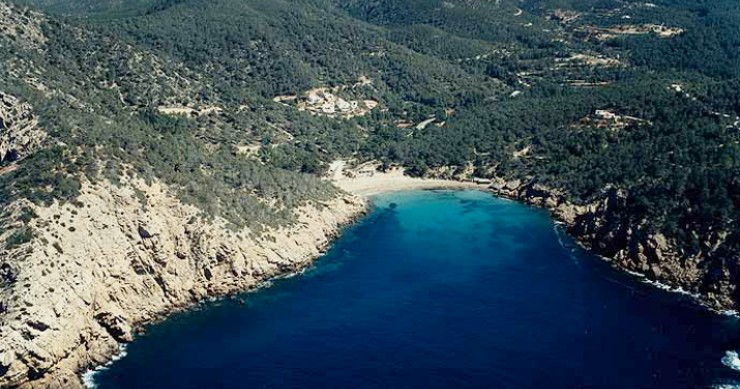 Playa Port de Benirrás, Sant Joan de Labritja, Ibiza / Fuente: mapama.gob.es
