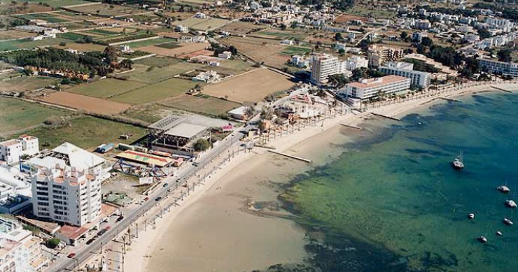 Playa San Antonio, Sant Antoni de Portmany, Ibiza / Fuente: mapama.gob.es