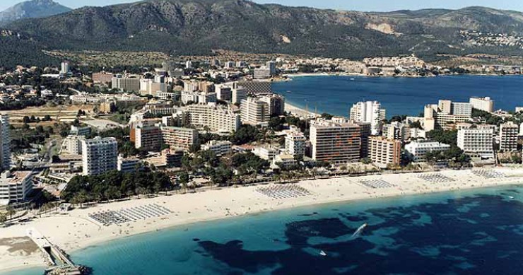 Playa Magalluf, Calvià, Mallorca / Fuente: mapama.gob.es