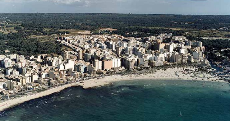 Playa Playa de Palma, Palma de Mallorca, Mallorca / Fuente: mapama.gob.es