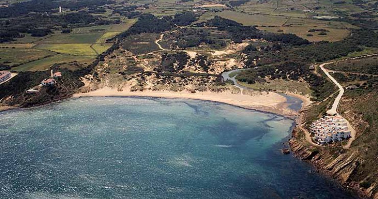 Playa Tirant, Es Mercadal, Menorca / Fuente: mapama.gob.es
