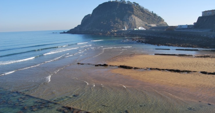 Playa Gaztetape, Getaria, Guipúzcoa / Fuente: mapama.gob.es