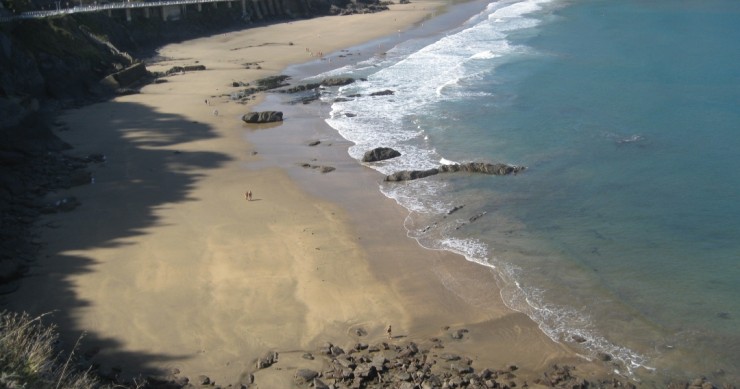 Playa Lapari, Deba, Guipúzcoa / Fuente: mapama.gob.es