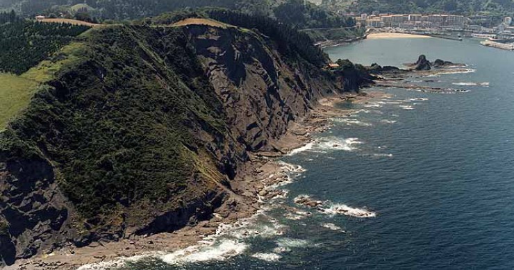 Playa Siete Playas, Mutriku, Guipúzcoa / Fuente: mapama.gob.es