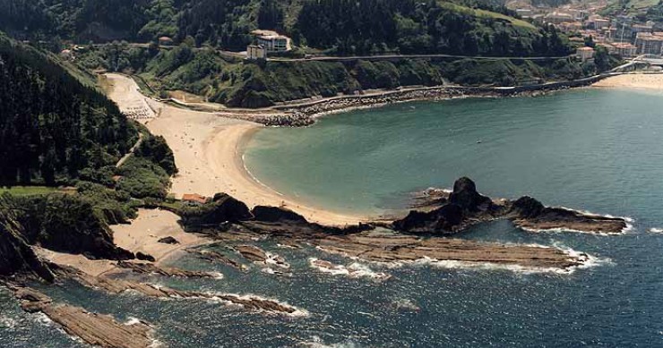 Playa Saturrarán, Mutriku, Guipúzcoa / Fuente: mapama.gob.es