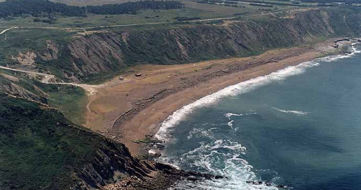 Playa Gorrondatxe , Getxo, Vizcaya / Fuente: mapama.gob.es