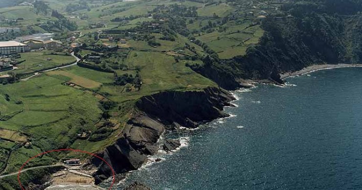 Playa Aritxatxu, Bermeo, Vizcaya / Fuente: mapama.gob.es