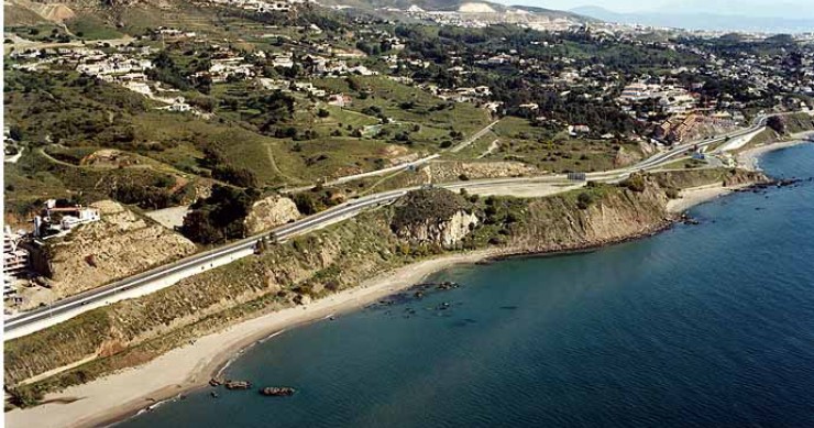 Playa Tajo de la Soga, Benalmádena, Málaga / Fuente: mapama.gob.es