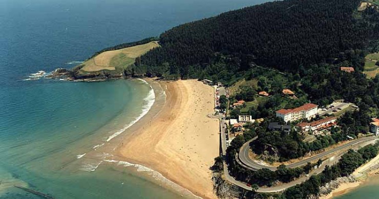 Playa Karraspio, Mendexa, Vizcaya / Fuente: mapama.gob.es