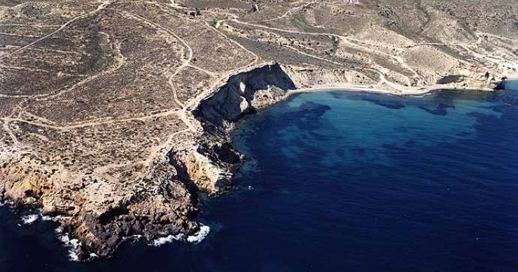 Playa Playa de La Puñeta, Mazarrón, Murcia / Fuente: mapama.gob.es
