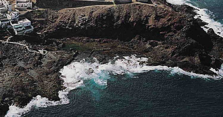 Playa Punta Galdar, Gáldar, Gran Canaria / Fuente: mapama.gob.es