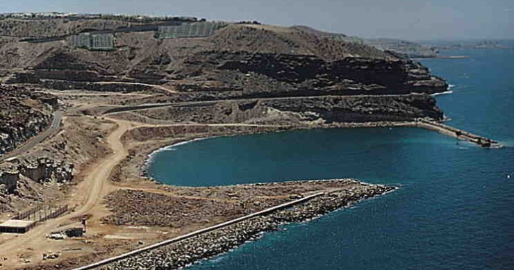 Playa Amadores, Mogán, Gran Canaria / Fuente: mapama.gob.es
