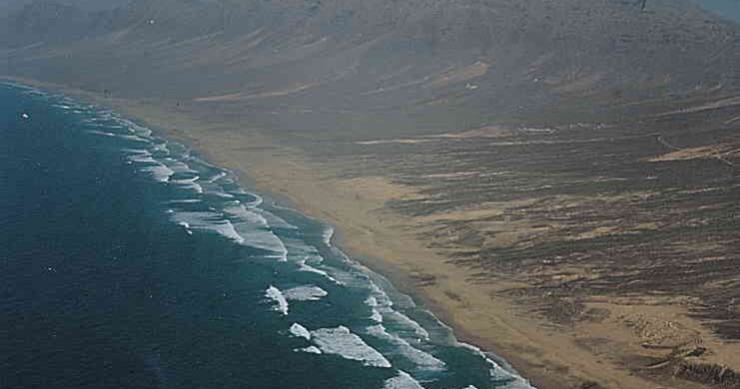 Playa El Cofete, Pájara, Fuerteventura / Fuente: mapama.gob.es