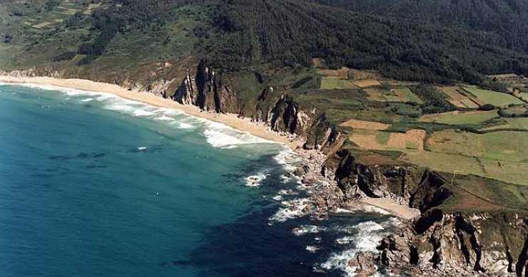 Playa Sarridal, Ortigueira, A Coruña / Fuente: mapama.gob.es