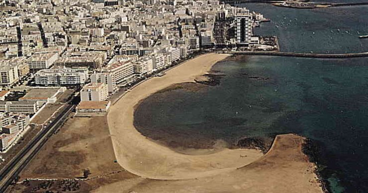 Playa El Reducto, Arrecife, Lanzarote / Fuente: mapama.gob.es