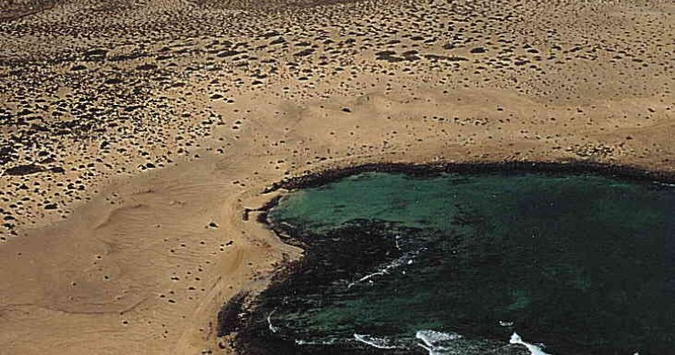 Playa Caleta de Arriba, Teguise, Lanzarote / Fuente: mapama.gob.es