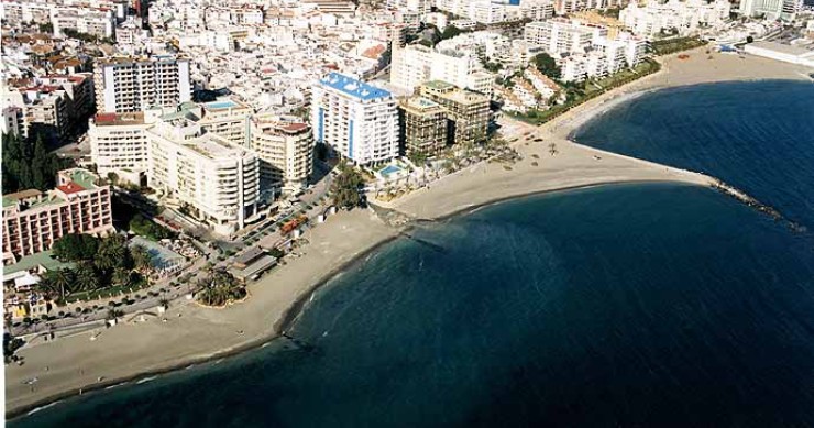Playa La Bajadilla, Marbella, Málaga / Fuente: mapama.gob.es
