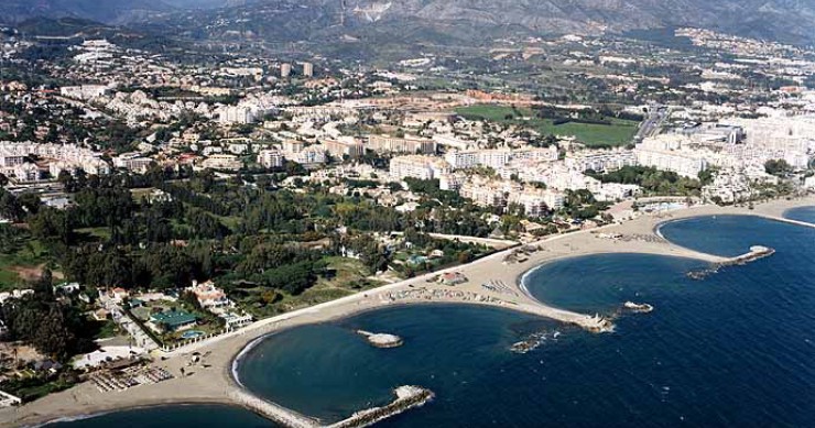 Playa Nueva Andalucía, Marbella, Málaga / Fuente: mapama.gob.es