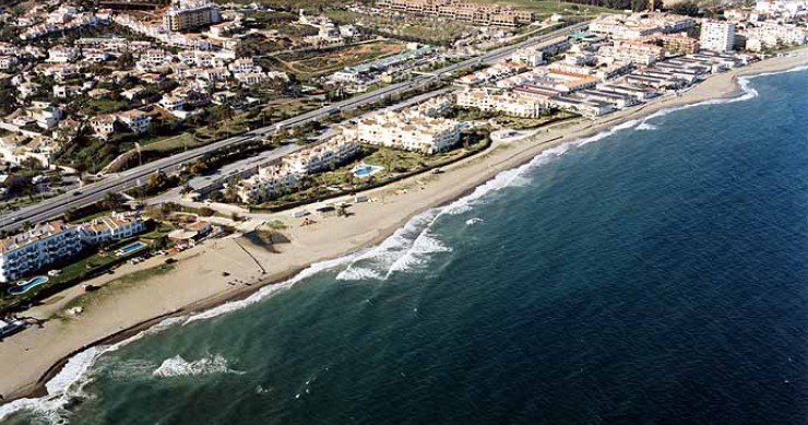 Playa El Bombo, Mijas, Málaga / Fuente: mapama.gob.es