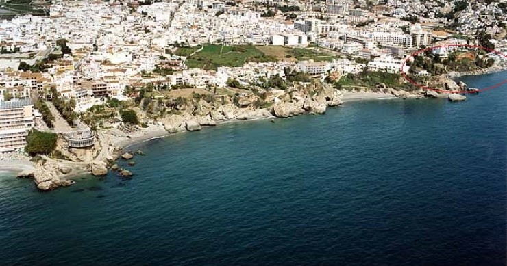 Playa El Carabeo, Nerja, Málaga / Fuente: mapama.gob.es