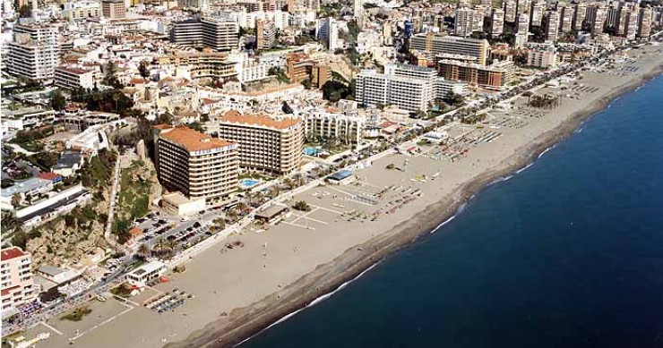 Playa El Bajondillo, Torremolinos, Málaga / Fuente: mapama.gob.es