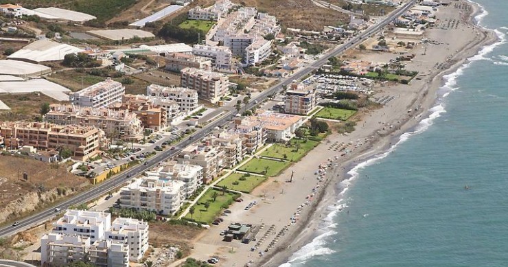 Playa El Peñoncillo, Torrox, Málaga / Fuente: mapama.gob.es