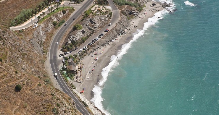 Playa Wilches, Torrox, Málaga / Fuente: mapama.gob.es
