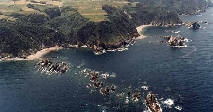 Playa Gueirúa, Cudillero, Asturias / Fuente: mapama.gob.es